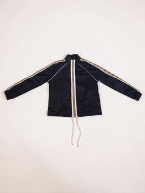 Gucci Oversize Technical Jersey Jacket - Interlocking G Stripe - Black - Small
